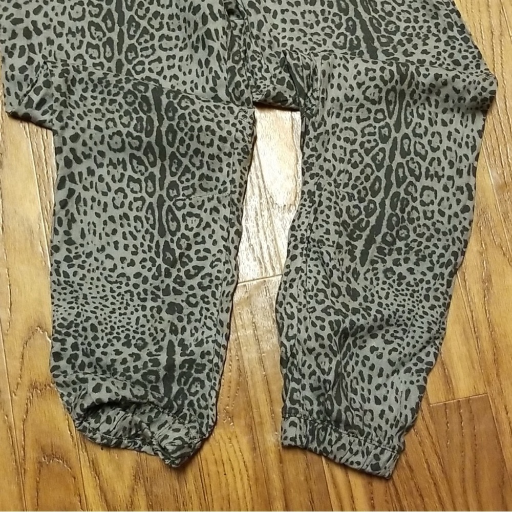 Rewash Leopard Print Boho Utility Jogger Pants L Juniors Large - Picture 3 of 7